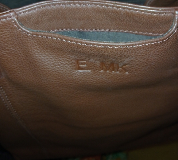 Rich Brown Leather Tote - Picture 9 of 10